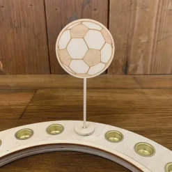 Fußball-Stecker mit Adapter – Verspieltes Zubehör für deinen Geburtstagskranz