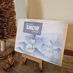 Fuchs - Weihnachtskarte - Berge - you are Snow special