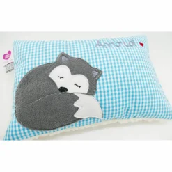 Fuchs Füchslein Namenskissen Taufkissen Kuschelkissen Kindergartenkissen Geburtsgeschenk