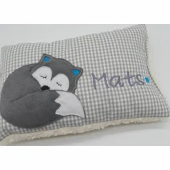 Fuchs Füchslein Namenskissen Taufkissen Kuschelkissen Kindergartenkissen Geburtsgeschenk