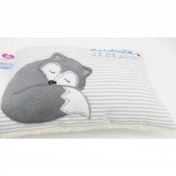 Fuchs Fox Namenskissen Taufkissen Kuschelkissen Kindergartenkissen Geburtsgeschenk
