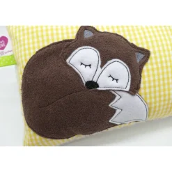 Fuchs Fox Namenskissen Taufkissen Kuschelkissen Kindergartenkissen Geburtsgeschenk