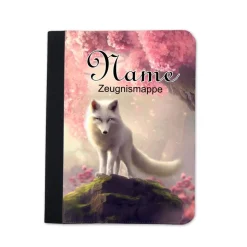 Fuchs Zeugnismappe personalisiert | Zeugnismappe | Zeugnismappe mit Namen | Urkundenmappe