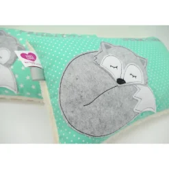 Fuchskissen Fuchs Fox Namenskissen Taufkissen Kuschelkissen Kindergartenkissen Geburtsgeschenk