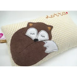 Fuchskissen Fuchs Fox Namenskissen Taufkissen Kuschelkissen Kindergartenkissen Geburtsgeschenk