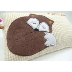 Fuchskissen Fuchs Fox Namenskissen Taufkissen Kuschelkissen Kindergartenkissen Geburtsgeschenk