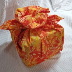Furoshiki, 86 cm x 86 cm, vielseitiges Tuch für Knotentasche und als nachhaltige Geschenkverpackung