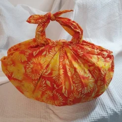 Furoshiki, 86 cm x 86 cm, vielseitiges Tuch für Knotentasche und als nachhaltige Geschenkverpackung