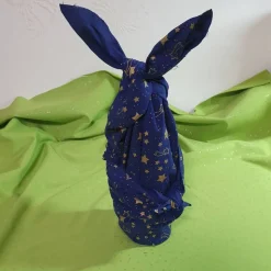 Furoshiki, 85 cm x 85 cm, vielseitiges Tuch für Knotentasche und nachhaltige Geschenkverpackung