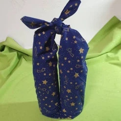 Furoshiki, gesäumt, 73cm x 73 cm, nachhaltige Geschenkverpackung aus Designerstoff