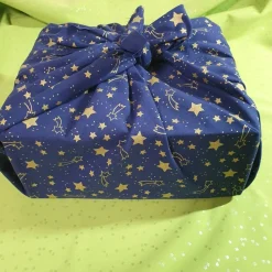 Furoshiki, gesäumt, 73cm x 73 cm, nachhaltige Geschenkverpackung aus Designerstoff