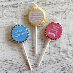 Gastgeschenk Einschulung Schulanfang | Lolli Bonbon Lutscher | personalisiert