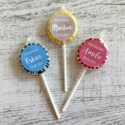 Gastgeschenk Einschulung Schulanfang | Lolli Bonbon Lutscher | personalisiert