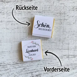 Gastgeschenk Einschulung Schulanfang | Schokolade Schokotäfelchen | personalisiert