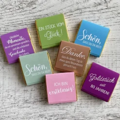 Gastgeschenk Einschulung Schulanfang  | Schokolade Schokotäfelchen | personalisiert + Foto