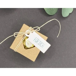 Gastgeschenk 10er Set "Herzbox" personalisierbar für Boho Hochzeit Geburtstag Verlobung Taufe