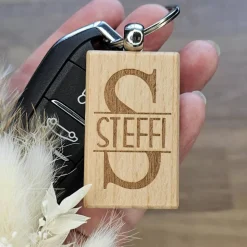 Gastgeschenk Erinnerung Hochzeit für die Gäste ,Schlüsselanhänger mit Namen personalisiert, Anhänger Schlüssel