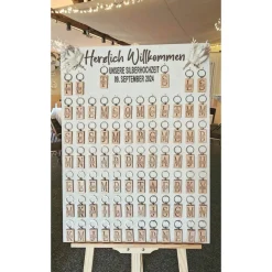 Gastgeschenk Erinnerung Hochzeit für die Gäste ,Schlüsselanhänger mit Namen personalisiert, Anhänger Schlüssel