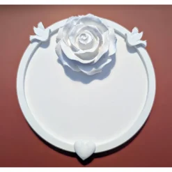 Gastgeschenk Hochzeit personalisiert – Deko mit Namen & Datum – Herz oder Rose – Geschenk für Hochzeitsgäste und liebevo