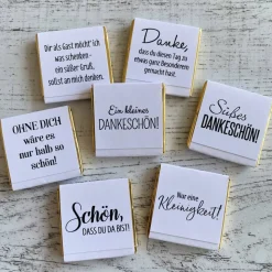 Gastgeschenk Jugendweihe | Schokolade Schokotäfelchen | personalisiert