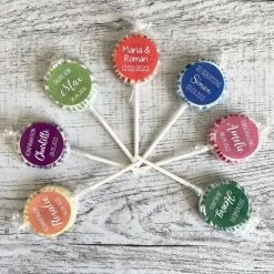 Gastgeschenk Kommunion | Lolli Bonbon Lutscher | personalisiert