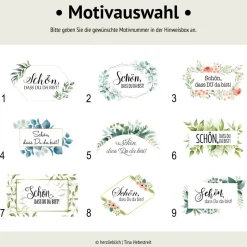 Gastgeschenk Kommunion | Schokolade Schokotafel Vollmilch | Schön, dass Du da bist!