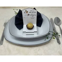 Gastgeschenk Kommunion personalisiert Halter Holz für Schokokugel, Gastgeschenk Taufe, Gastgeschenke Konfirmation,