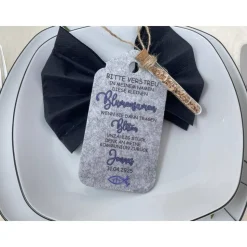 Gastgeschenk Kommunion personalisiert Reagenzglas mit Blumensamen, Gastgeschenk Taufe, Gastgeschenke Konfirmation, Fisch