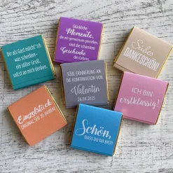Gastgeschenk Konfirmation Firmung | Schokolade Schokotäfelchen | personalisiert + Foto