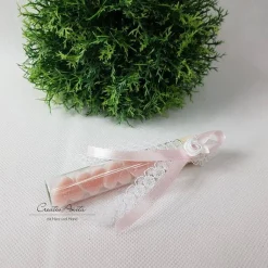 Gastgeschenk mit 5 Seifenherzen i. Reagenzglas Rosa MAGNOLIE