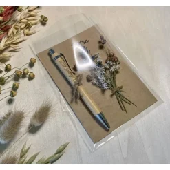 Gastgeschenk mit Kuli & Trockenblumen Hochzeit
