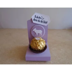 Gastgeschenk  Schaf Lamm Konfirmation Kommunion Geburtstag Firmung Hochzeit Taufe Junge Mädchen Goodies
