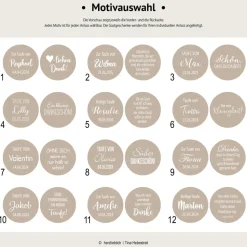 Gastgeschenk Taufe | Lolli Bonbon Lutscher | personalisiert