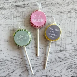 Gastgeschenk Taufe | Lolli Bonbon Lutscher | personalisiert