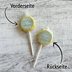 Gastgeschenk Taufe | Lolli Bonbon Lutscher | personalisiert