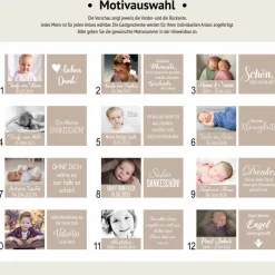 Gastgeschenk Taufe | Schokolade Schokotäfelchen | personalisiert + Foto
