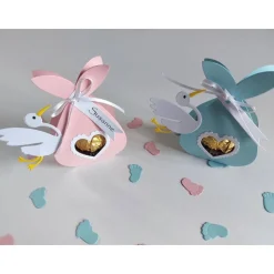 Gastgeschenk, Tischkarte zum befüllen, Tischdeko zur Taufe