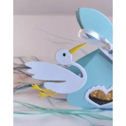 Gastgeschenk, Tischkarte zum befüllen, Tischdeko zur Taufe