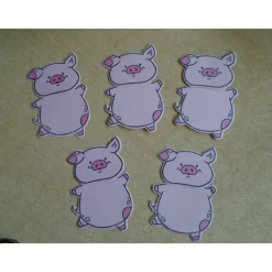 Gastgeschenk zu Silvester Glücksschwein Gastgeschenke Goodies Goodie Mitbringsel Tischdeko Deko Glücksschwein