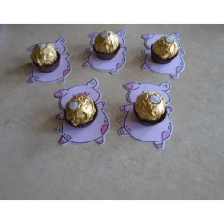 Gastgeschenk zu Silvester Glücksschwein Gastgeschenke Goodies Goodie Mitbringsel Tischdeko Deko Glücksschwein