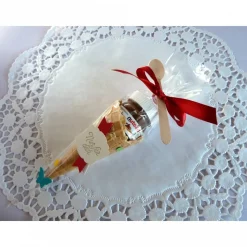 Gastgeschenk zur Einschulung in Cellophantüte/Eistüte mit Nussnougatcreme