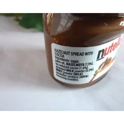 Gastgeschenk zur Einschulung in Cellophantüte/Eistüte mit Nussnougatcreme