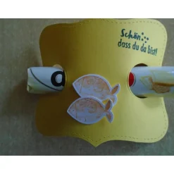 Gastgeschenk zur Kommunion Konfirmation  Duplo Mädchen Fisch Taufe Gastgeschenke Goodies Goodie  Firmung Jugendweihe