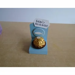 Gastgeschenk zur Kommunion Konfirmation Junge Fisch Taufe Gastgeschenke Goodies Goodie Verpackung Deko