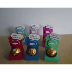 Gastgeschenk zur Kommunion Konfirmation Junge Fisch Taufe Gastgeschenke Goodies Goodie Verpackung Deko