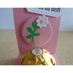 Gastgeschenk zur Konfirmation Kommunion Geburtstag Firmung Hochzeit Taufe Junge Mädchen Goodies Blume