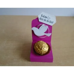 Gastgeschenk zur Konfirmation Kommunion Junge Mädchen Taufe Gastgeschenke Goodies Goodie VerpackungTaube Tischdeko