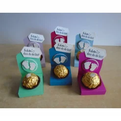 Gastgeschenk zur Taufe Geburt Füsse Füsschen Konfirmation Kommunion Junge Mädchen  Gastgeschenke  Baby Goodies