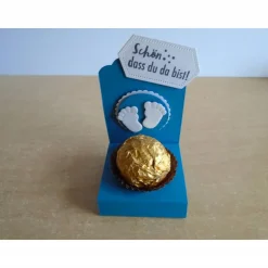 Gastgeschenk zur Taufe Geburt Füsse Füsschen Konfirmation Kommunion Junge Mädchen  Gastgeschenke  Baby Goodies