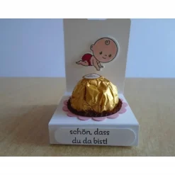 Gastgeschenk zur Taufe Mädchen  Geburt Baby Goodies Tischdekoration Goodie Deko Dekoration Oma Patentante Patenonkel